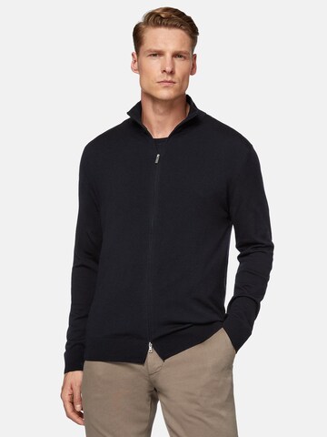 Vestes en maille Boggi Milano en bleu : devant