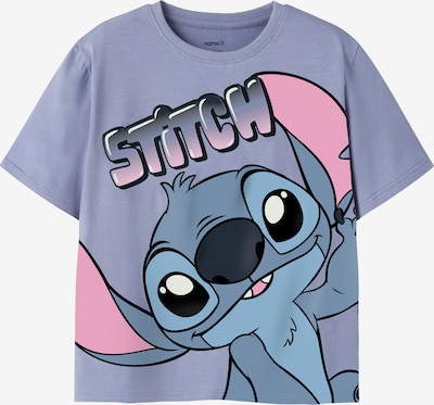 NAME IT Paita 'NKFMORISSINA STITCH' värissä opaali / lila / roosa / musta, Tuotenäkymä