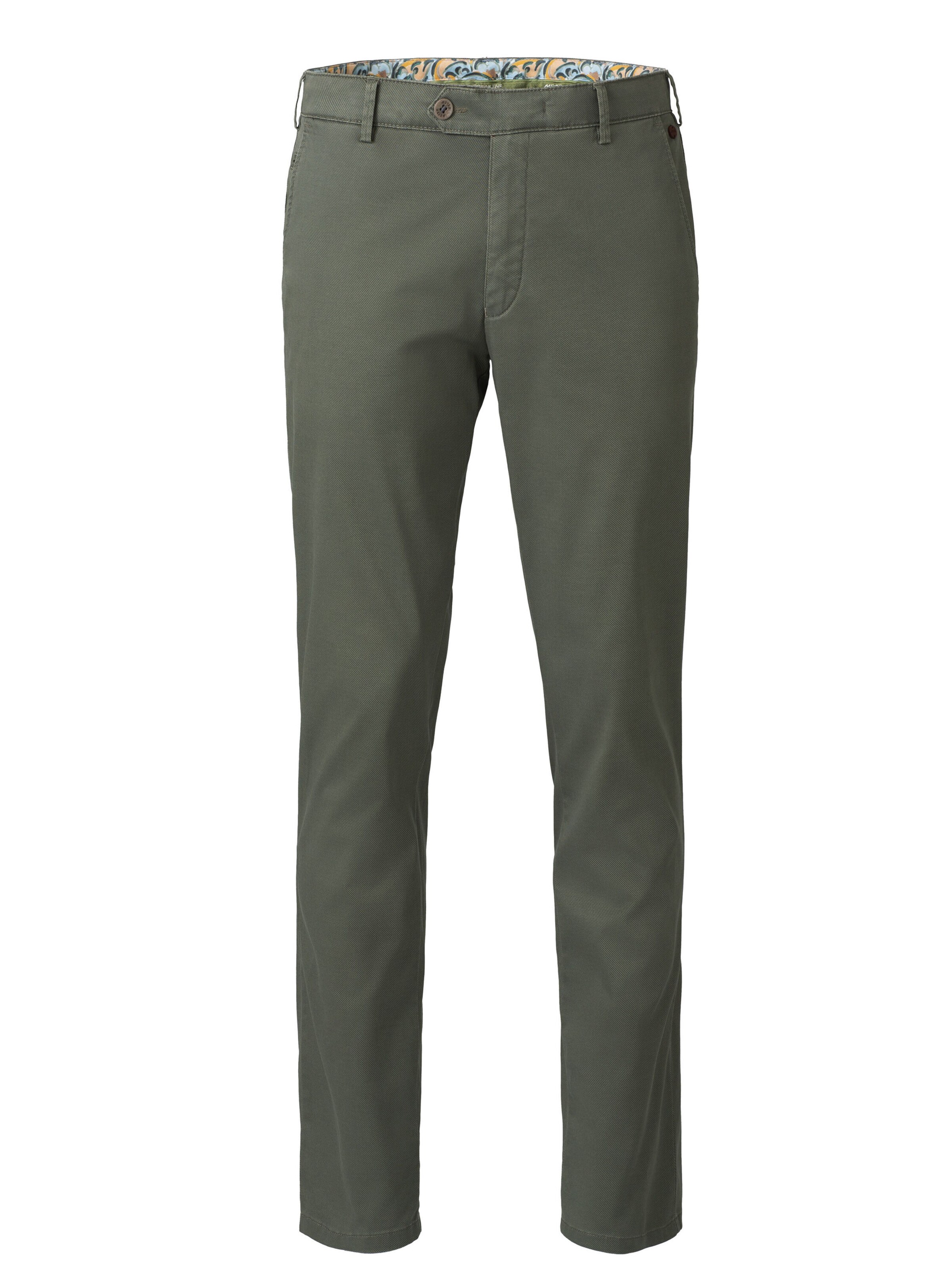Pantalon chino 'Bonn' MEYER en vert : devant