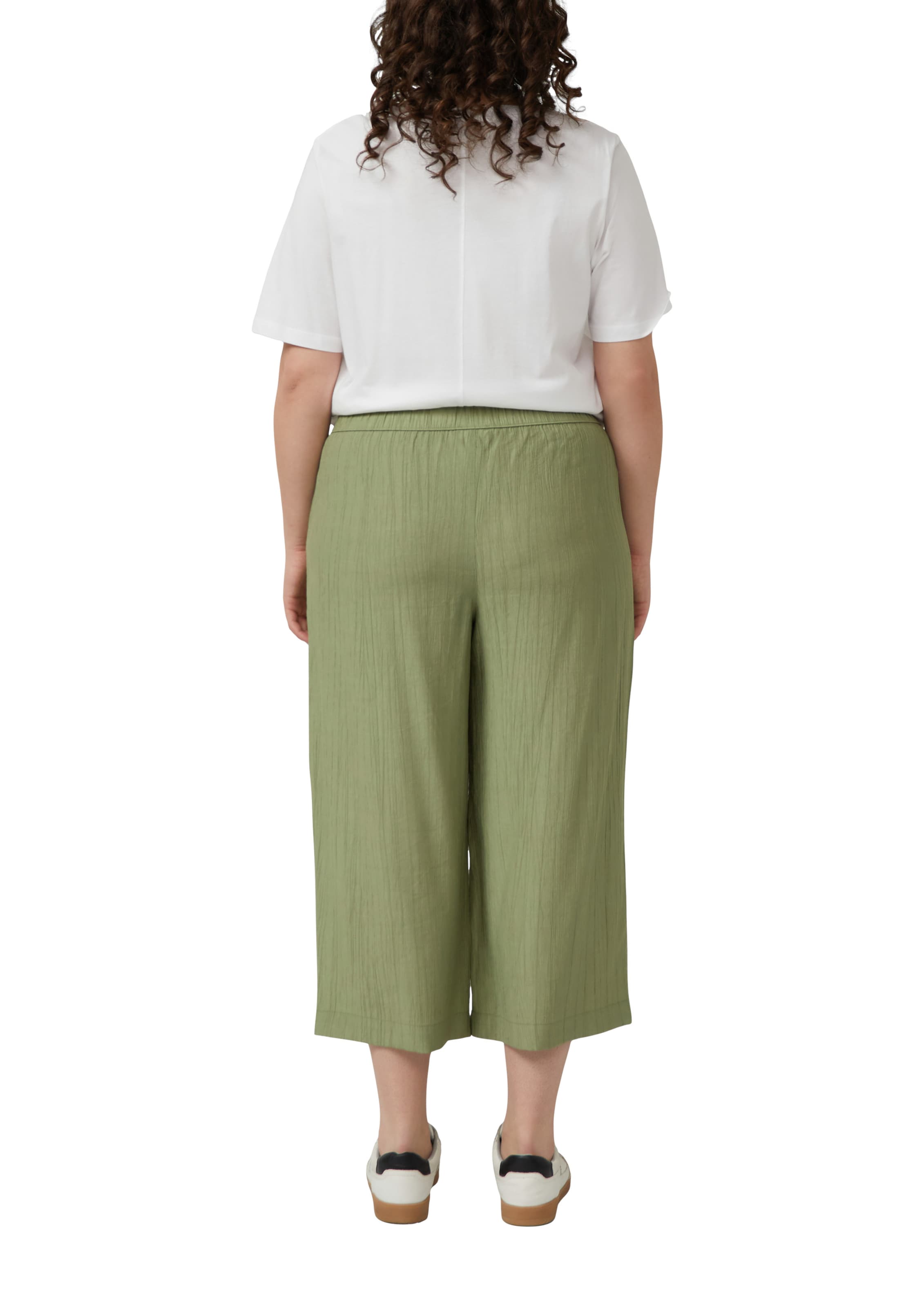 Wide Leg Pantalon s.Oliver en vert