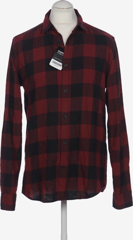 Only & Sons Button Up Shirt in L in Red: front