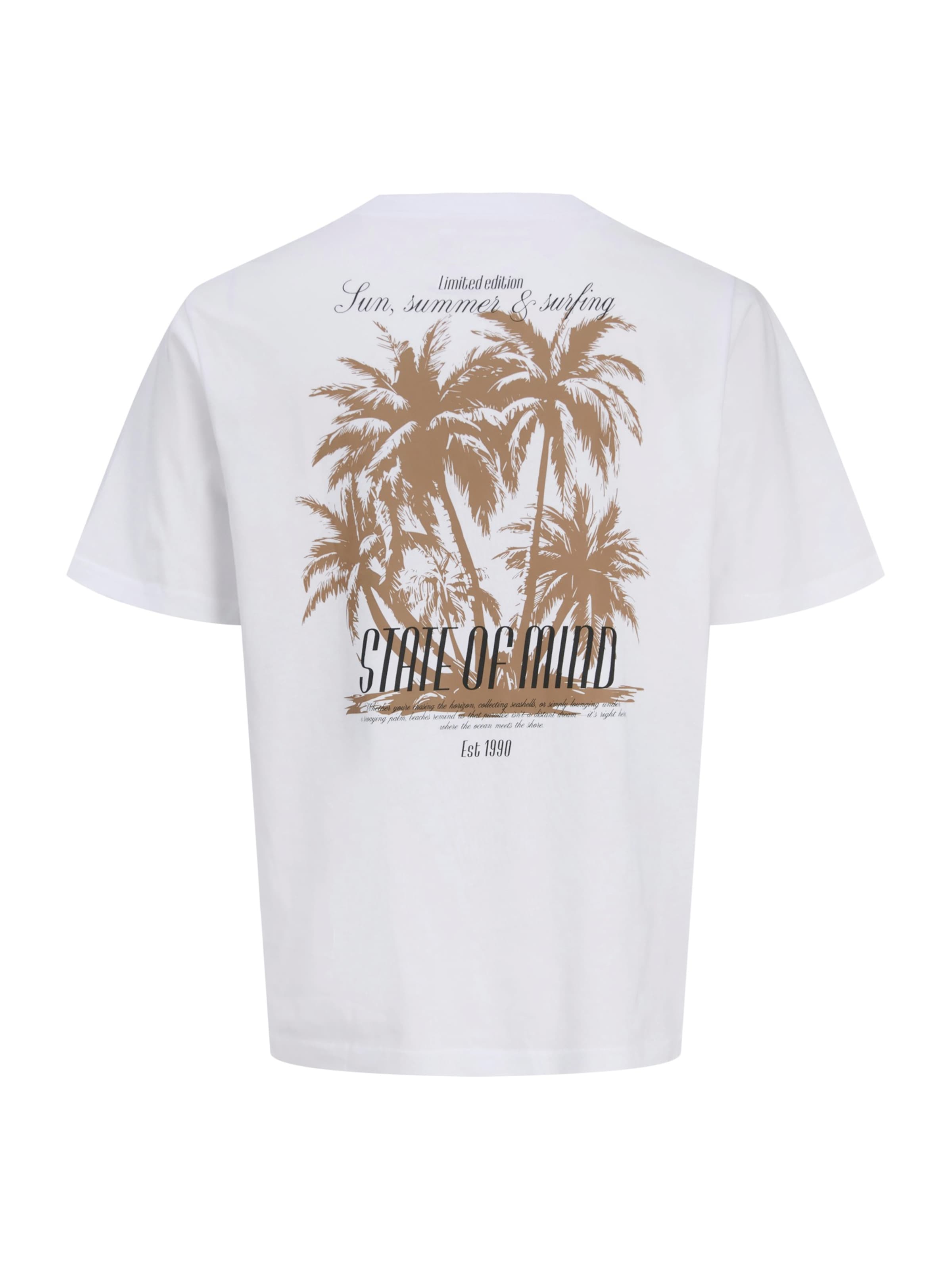 JJ Rebel Μπλουζάκι 'JREBCHRISTIAN' σε λευκό