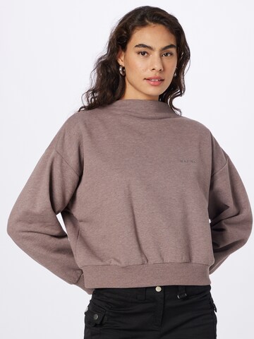 mazine Sweatshirt 'Mona' i lila: framsida