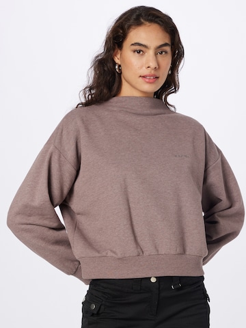 Sweat-shirt 'Mona' mazine en violet : devant