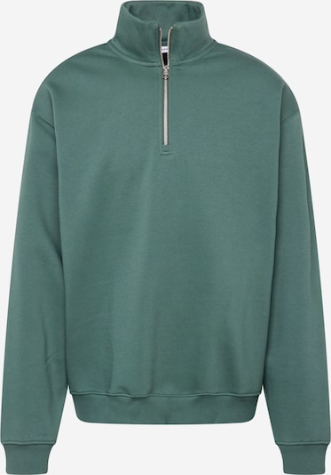 WEEKDAY Sweat-shirt en vert foncé, Vue avec produit