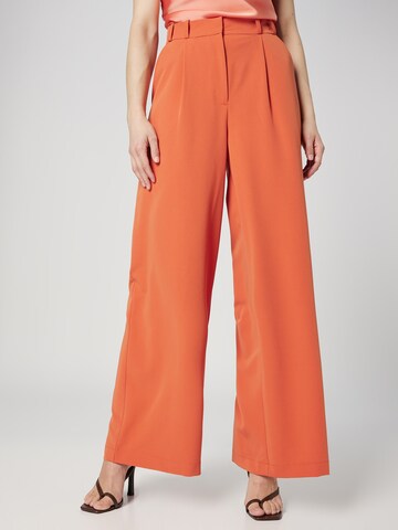 Guido Maria Kretschmer Women Wide leg Veckad byxa 'Jillian' i orange: framsida