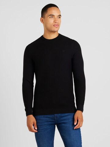 Pull-over 'Elliot' MUSTANG en noir : devant