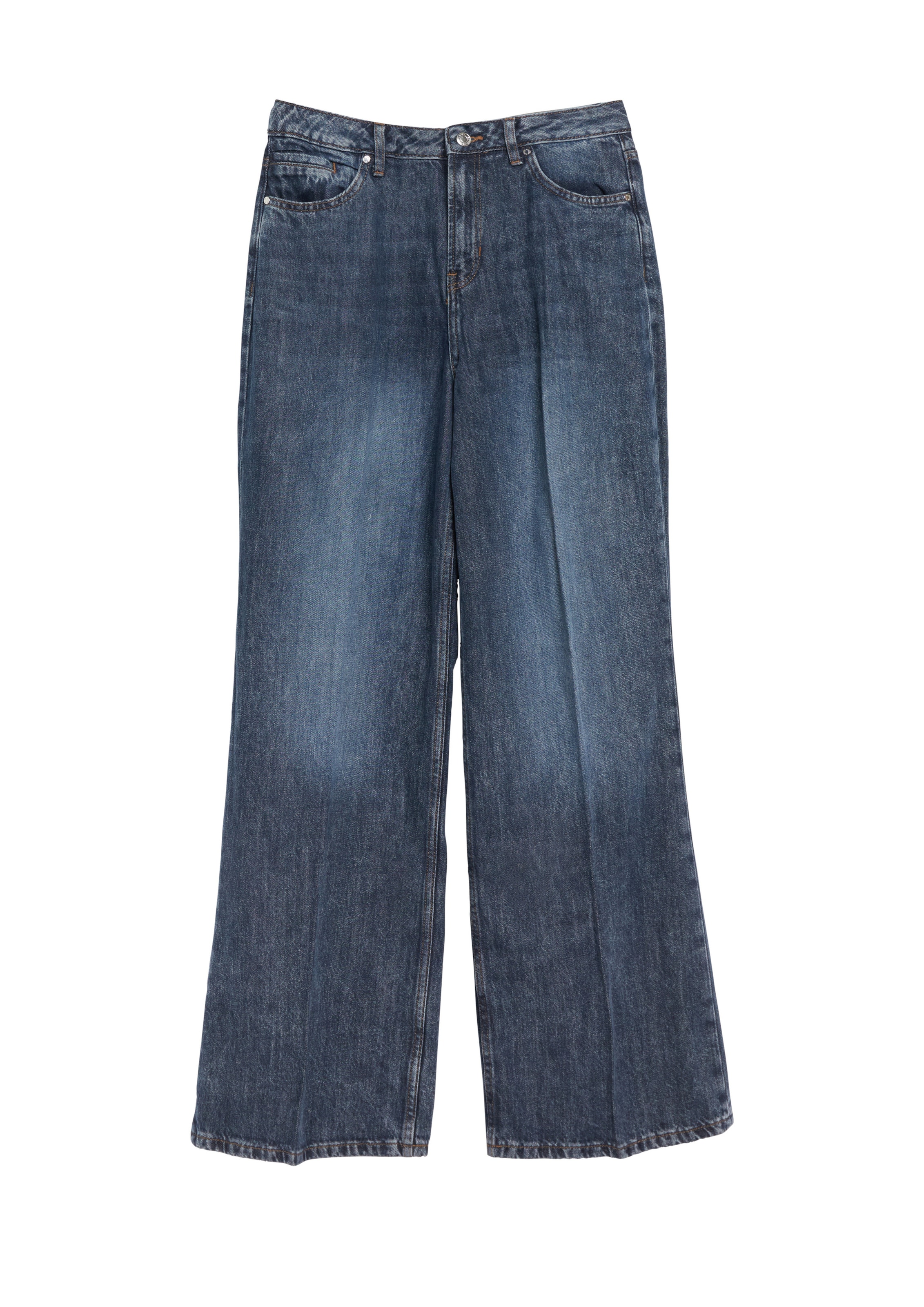 s.Oliver Wide leg Jeans 'Suri' in Blauw: voorkant