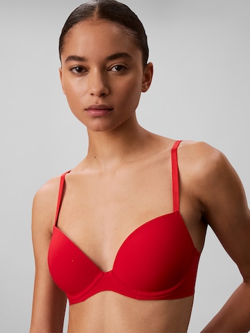Invisible Soutien-gorge Calvin Klein Underwear en rouge : devant