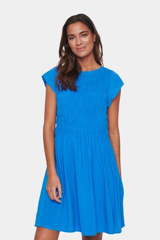 SAINT TROPEZ Dress 'Gisla' in Blue: front