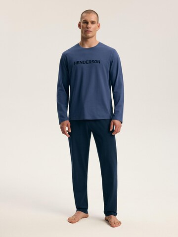 Henderson Pajamas long 'Flock' in Blue: front