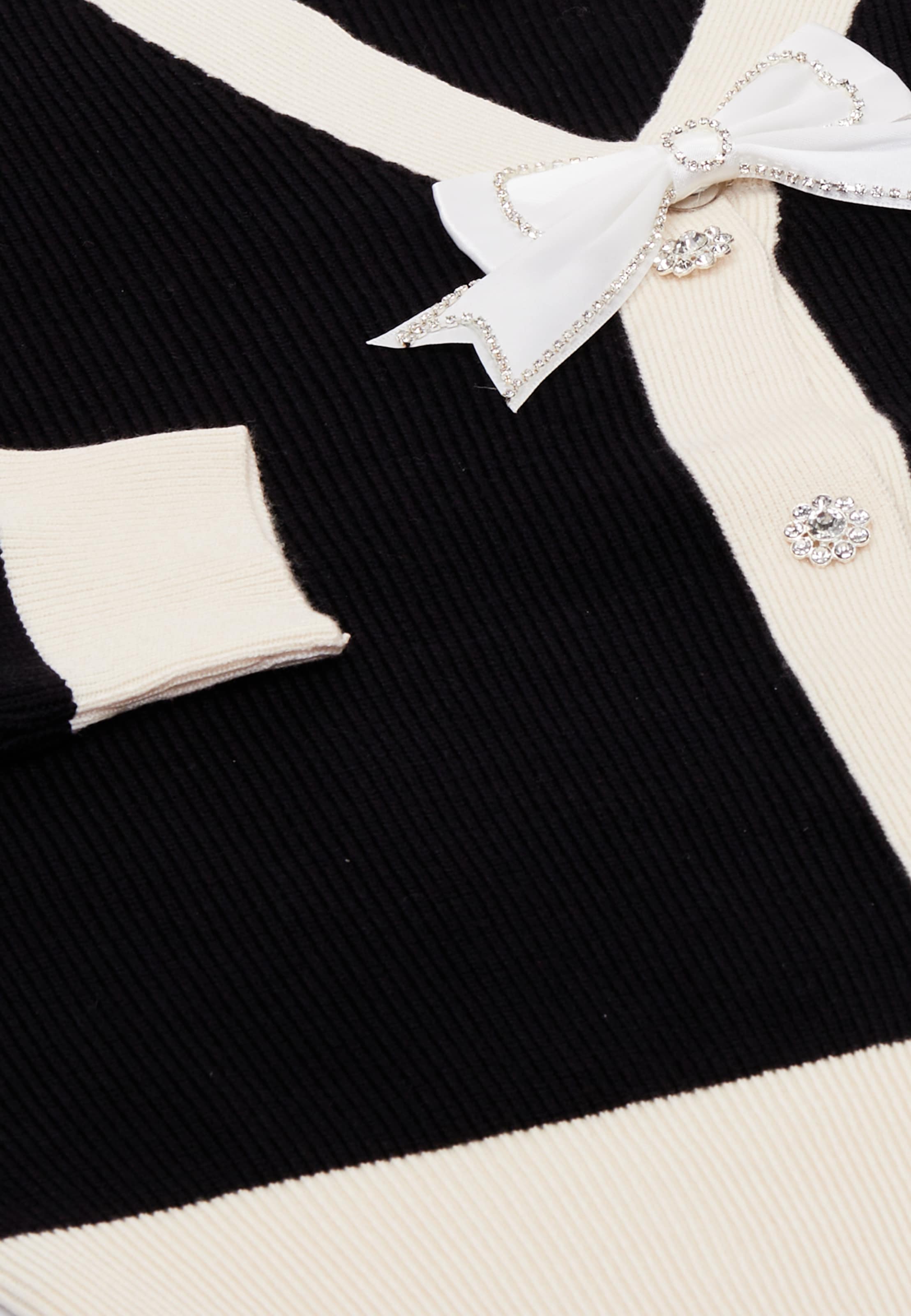 nelice Gebreid vest in Wit