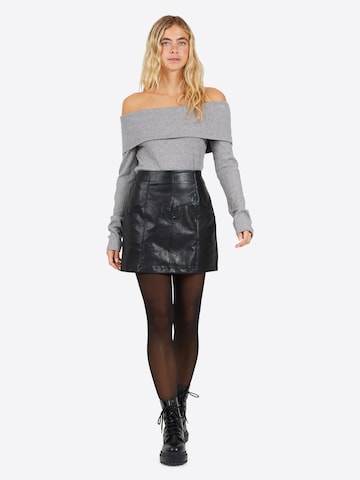 BRAVE SOUL Shirt in Grijs