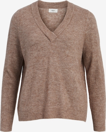 Pull-over 'Ellie' OBJECT en marron : devant