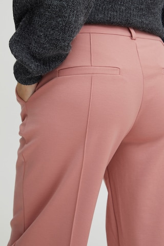 ICHI Wide leg Pants 'KATE' in Pink