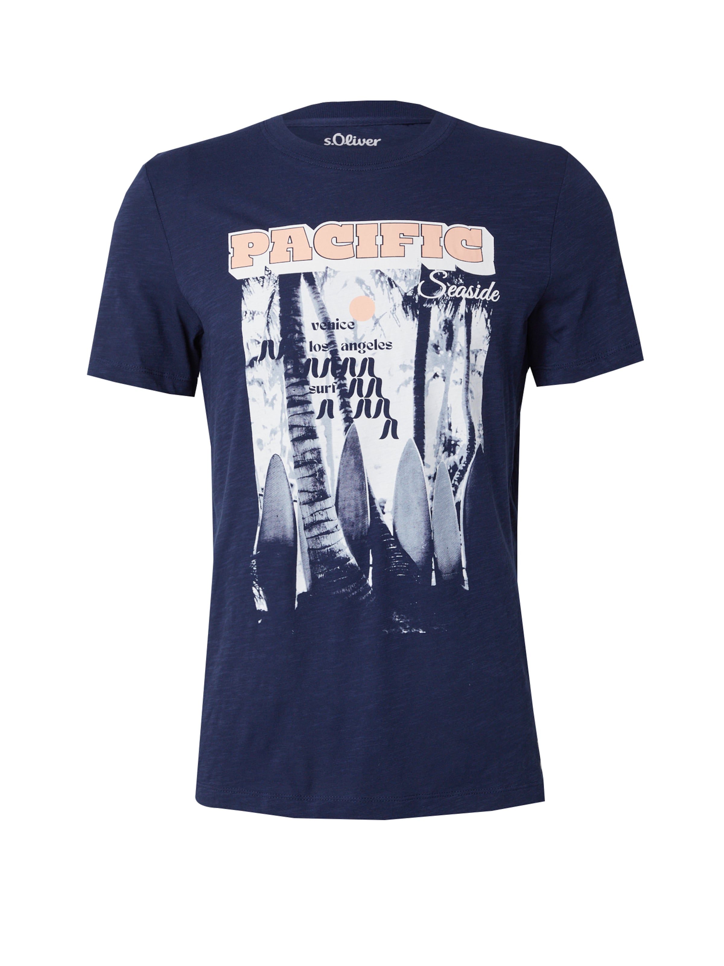 s.Oliver Koszulka w kolorze niebieski: przód