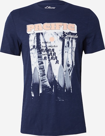 s.Oliver Shirt in Blue: front