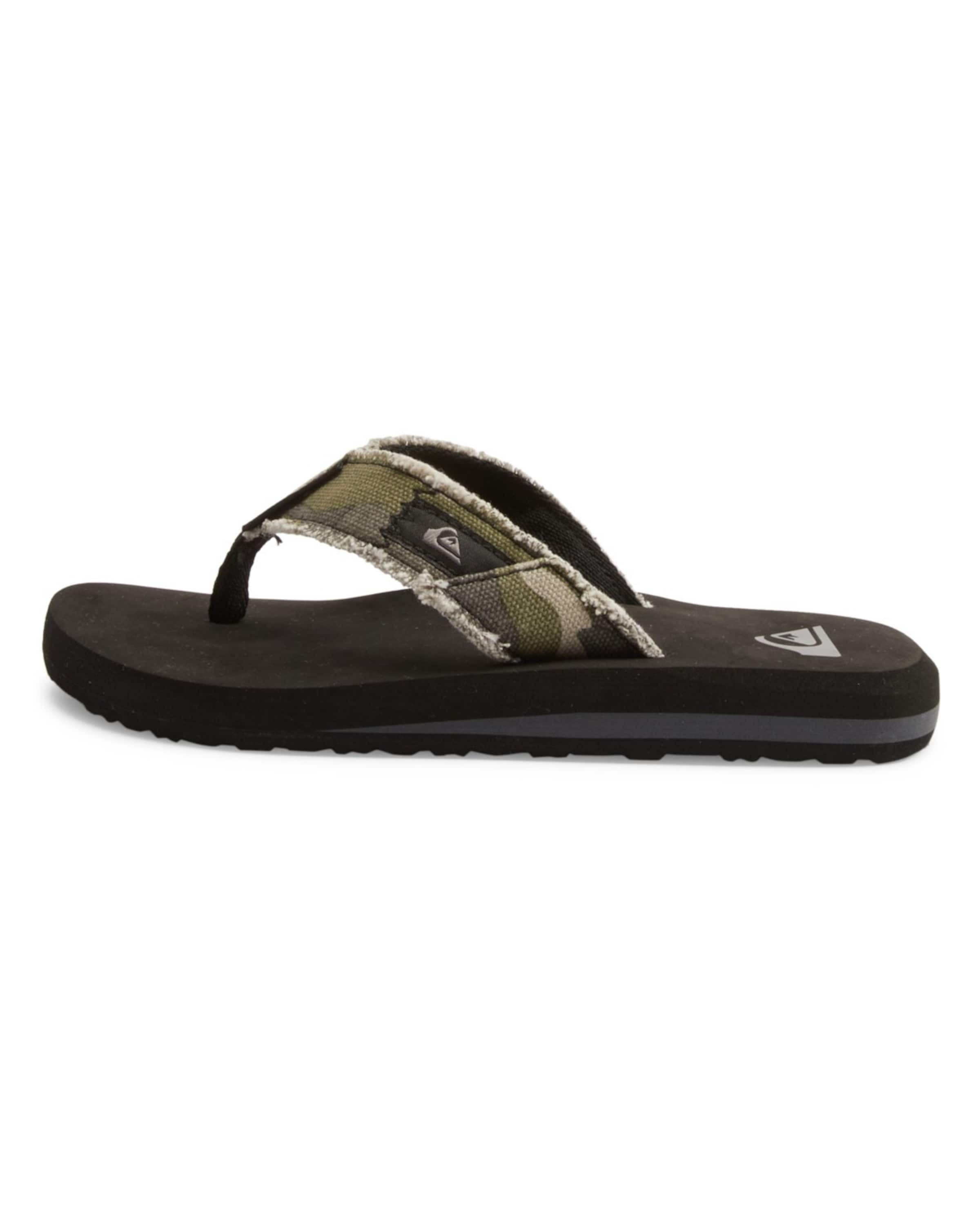 QUIKSILVER Sandals & Slippers 'Monkey Abyss' in Green: front