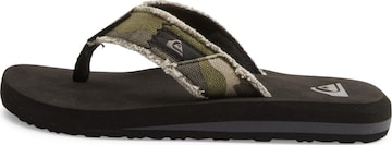 QUIKSILVER Sandals & Slippers 'Monkey Abyss' in Green: front