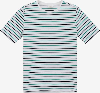 s.Oliver T-Shirt en vert / noir / blanc, Vue avec produit