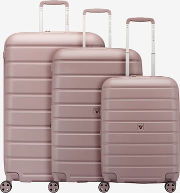 Roncato Suitcase Set 'Relife' in Pink: front