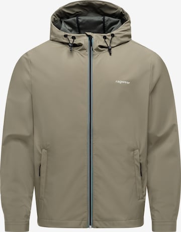 Veste outdoor 'Shellwie Bonded' Ragwear en vert : devant