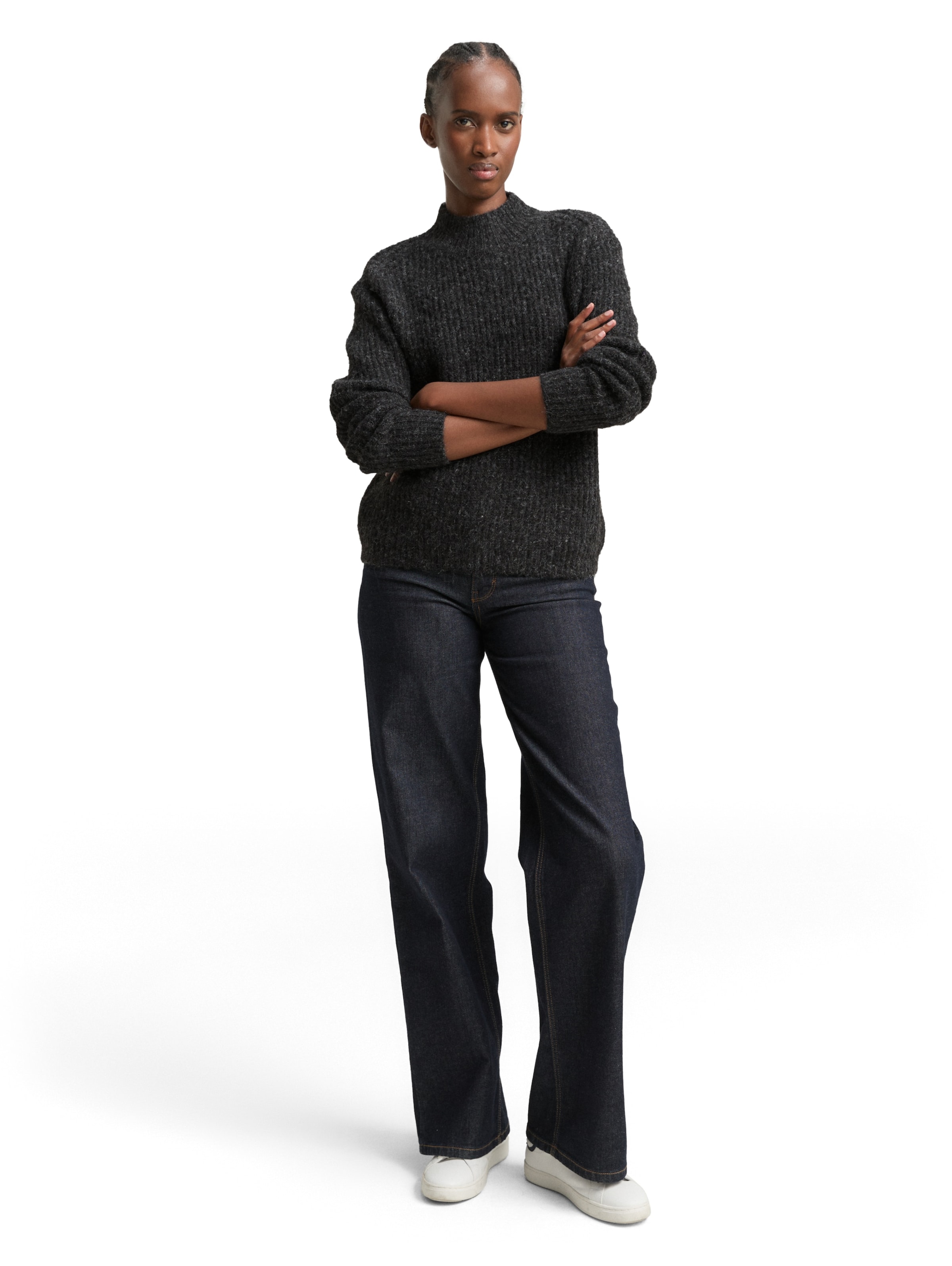 TOM TAILOR DENIM Свитер в Серый