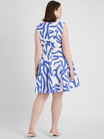 Guido Maria Kretschmer Curvy Dress 'Isabelle' in Blue