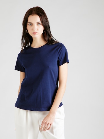 T-shirt Lauren Ralph Lauren en bleu : devant