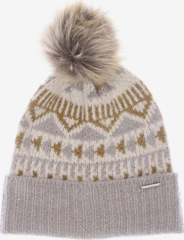 COMMA Hat & Cap in One size in Beige: front