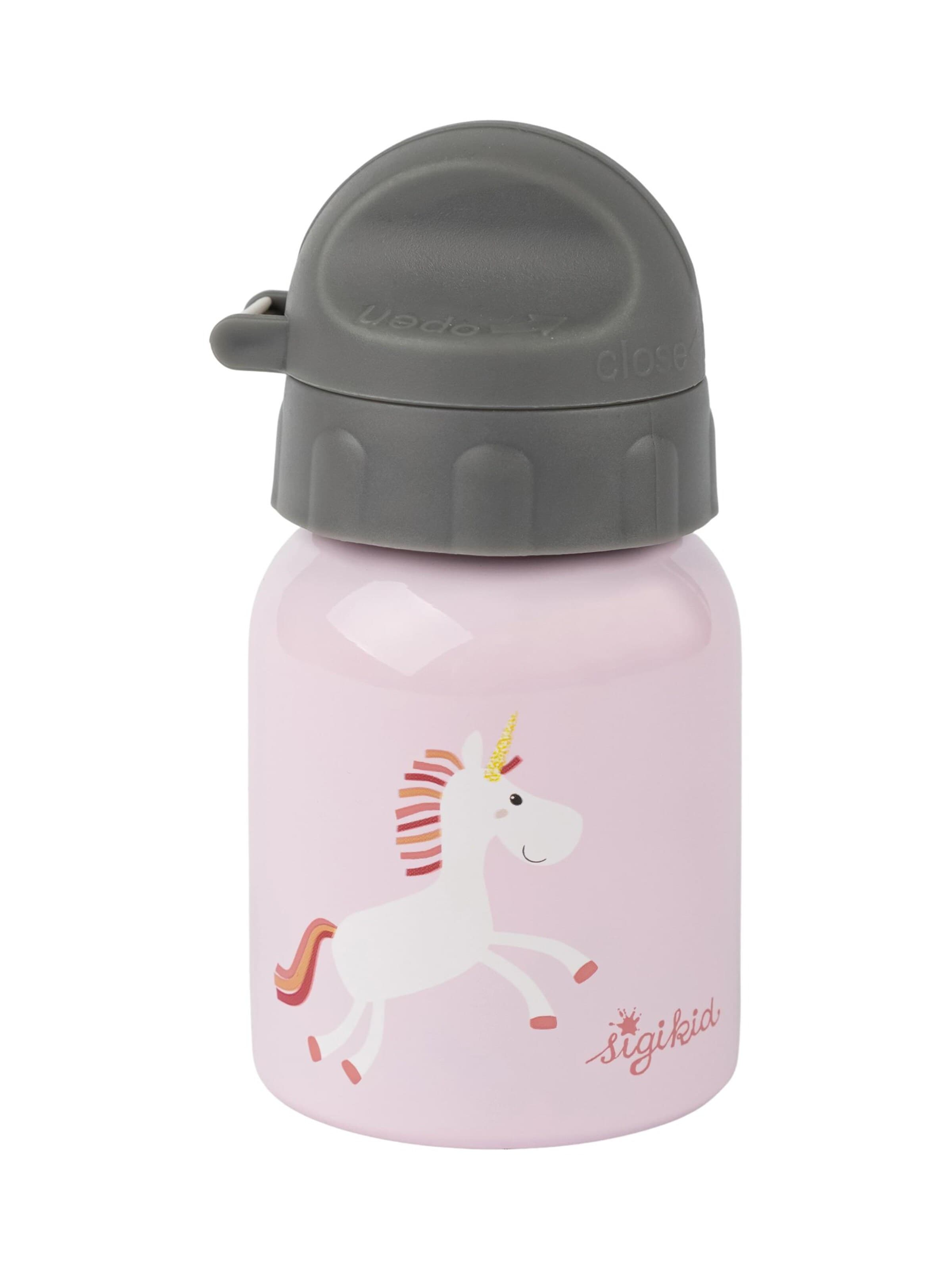 SIGIKID Trinkflasche 'Edelstahl Trinkflasche Einhorn 250 ml' in Pink: Vorderseite
