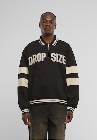 Sweat-shirt 'Heavy' Dropsize en noir : devant