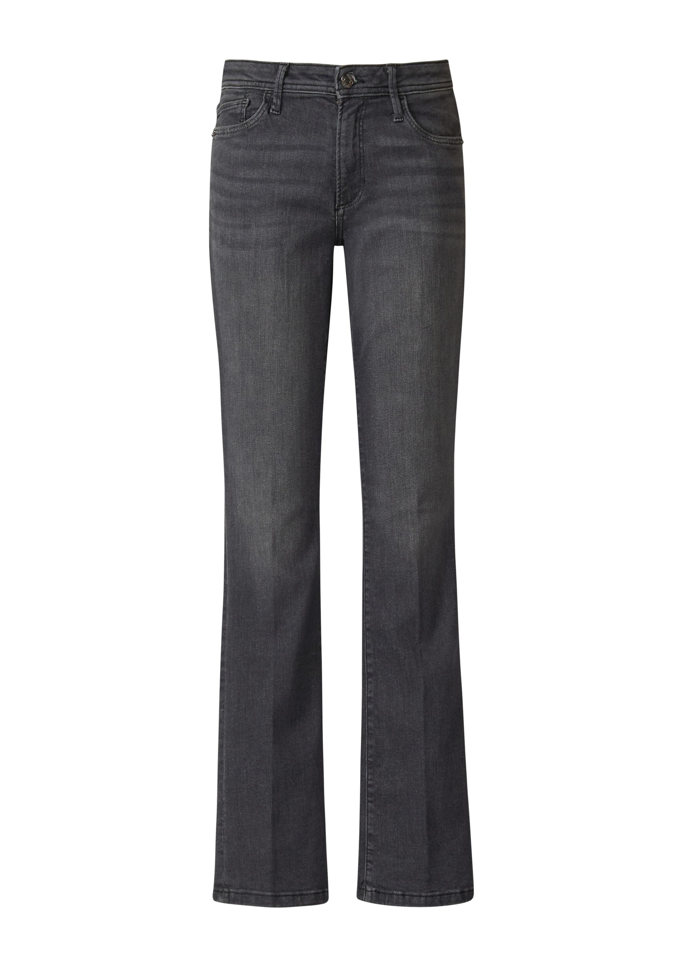 s.Oliver Bootcut Jeans in Grijs: voorkant