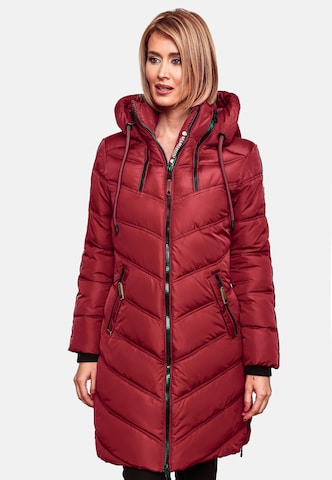 Manteau d’hiver 'Armasa' MARIKOO en rouge : devant