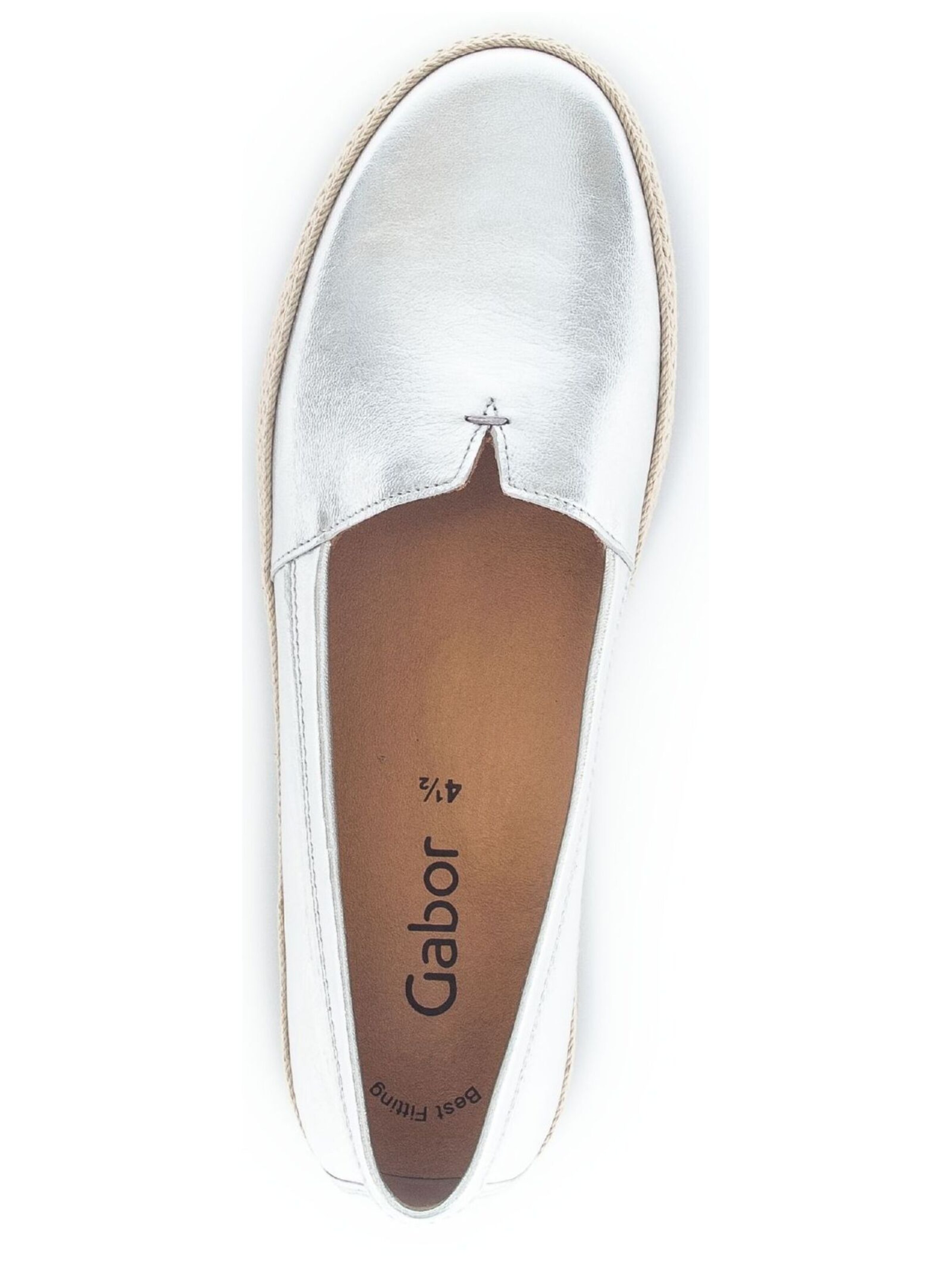 GABOR Espadrilles in Silver