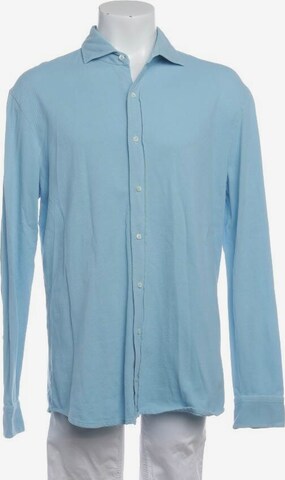 Van Laack Button Up Shirt in L in Blue: front