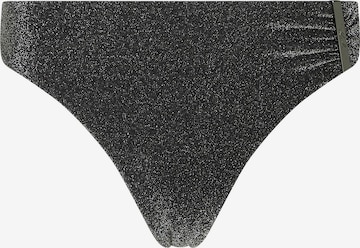 Karl LagerfeldBikini donji dio 'Metalic' - crna boja: prednji dio