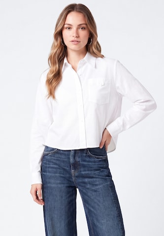 MYMO - Blusa em branco: frente