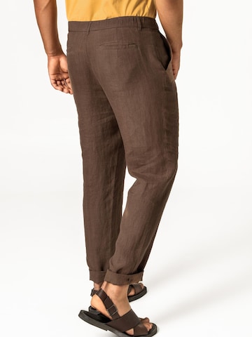 Living Crafts Regular Pants 'AYKE' in Brown