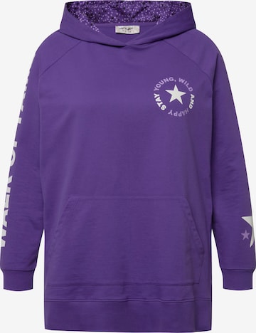 Angel of Style Sweatshirt in Purple: front