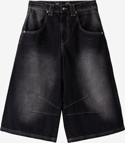 Bershka Shorts in schwarz / weiß, Produktansicht