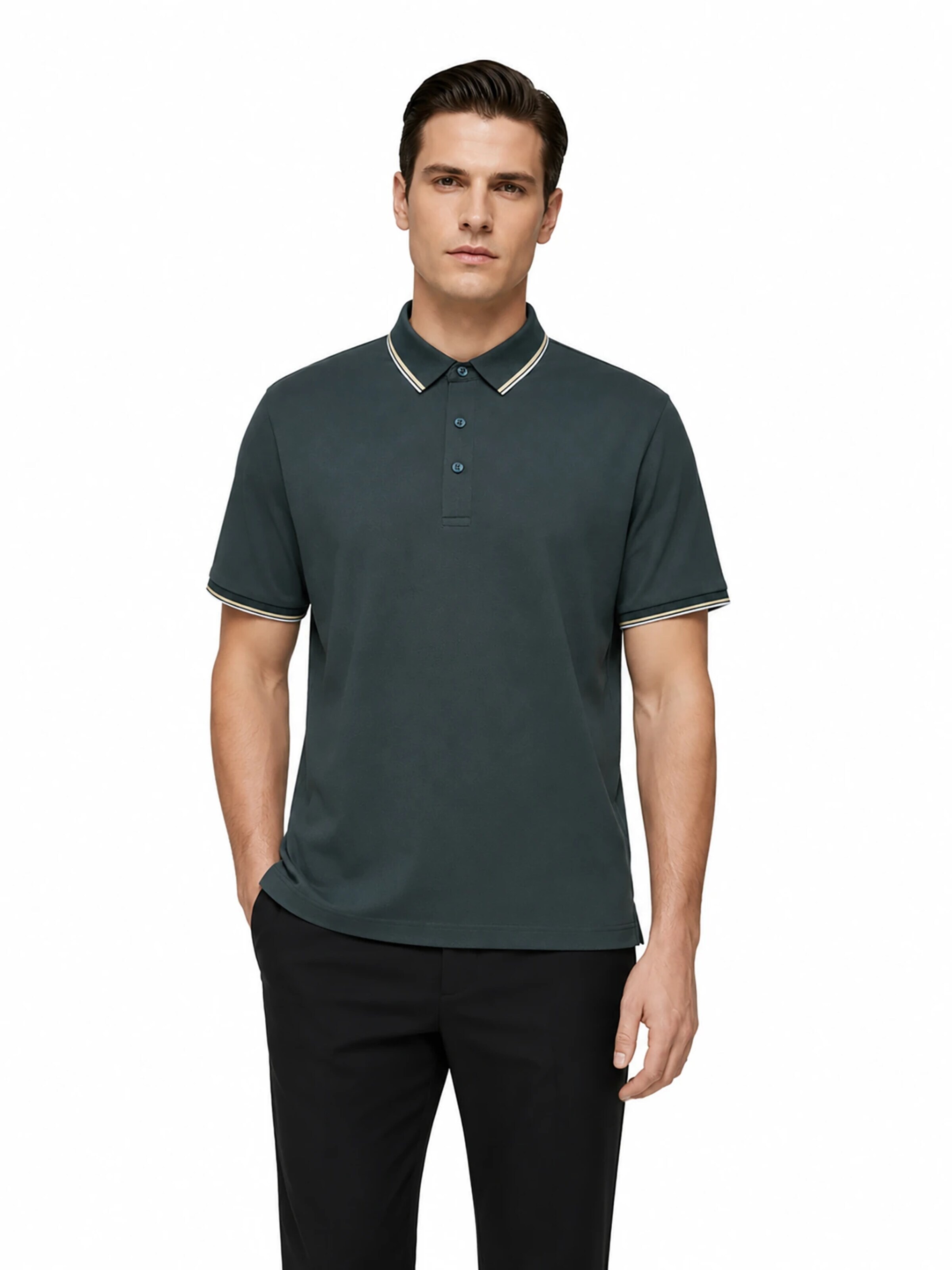 ALLTHEMEN Shirt 'Haltung' in Green