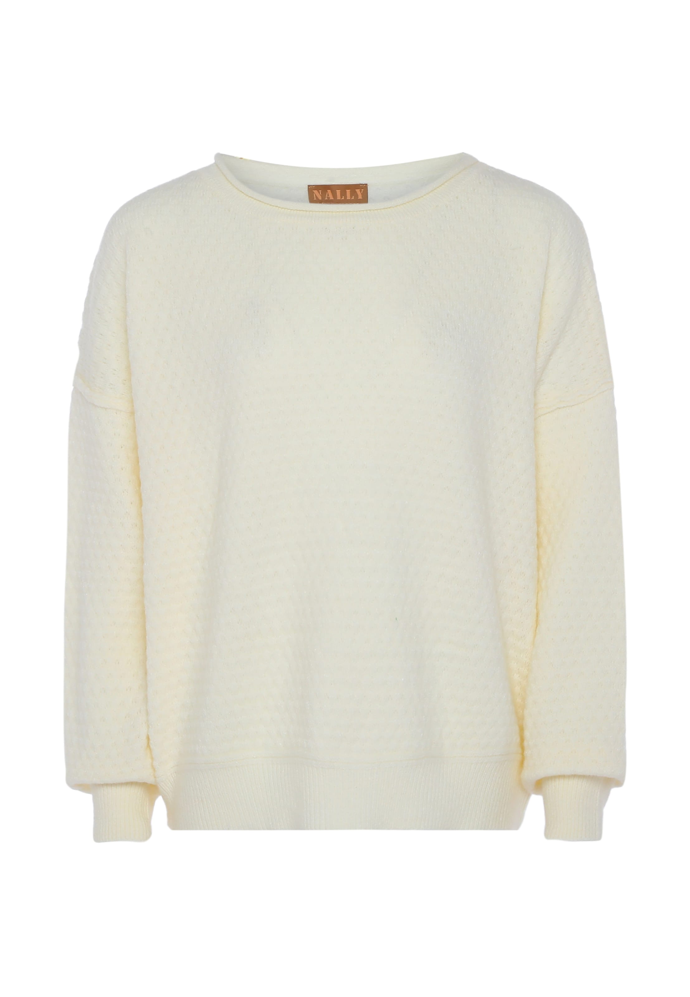 NALLY Sweater in White: front