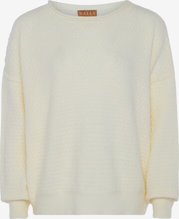 Pull-over NALLY en blanc : devant