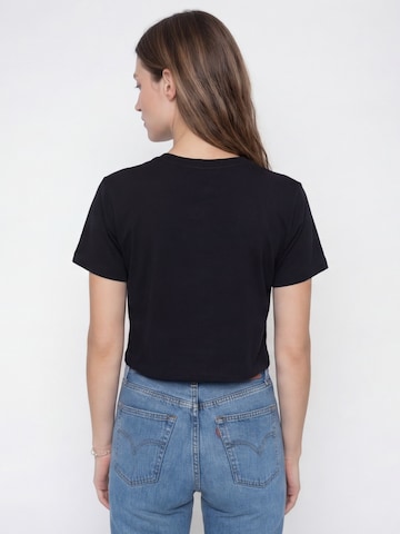 Antargo Shirt 'Women's Cropped T-Shirt' in Black