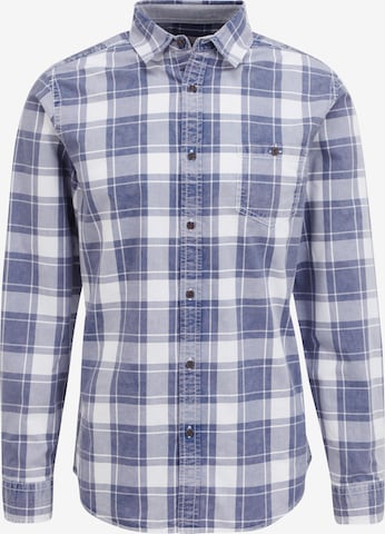 Rupert and Buckley Button Up Shirt in Blue: front