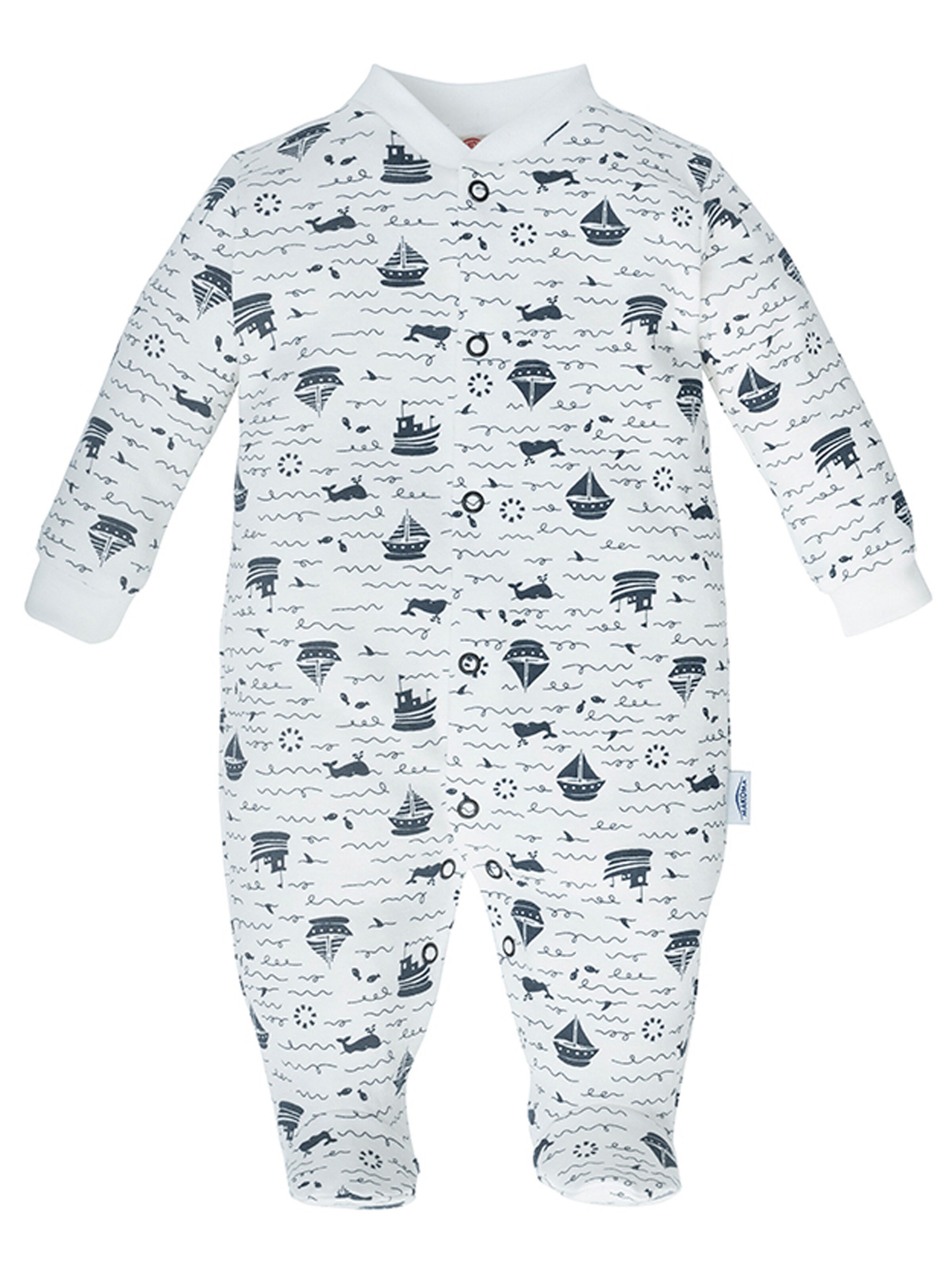 Makoma Romper/bodysuit 'Maritim' in White: front