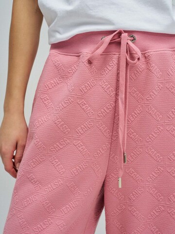 Salsa Jeans Regular Hosen Joggers in Pink
