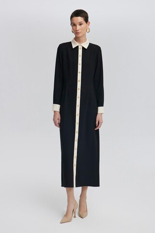 Touche Prive Shirt dress in Black: front