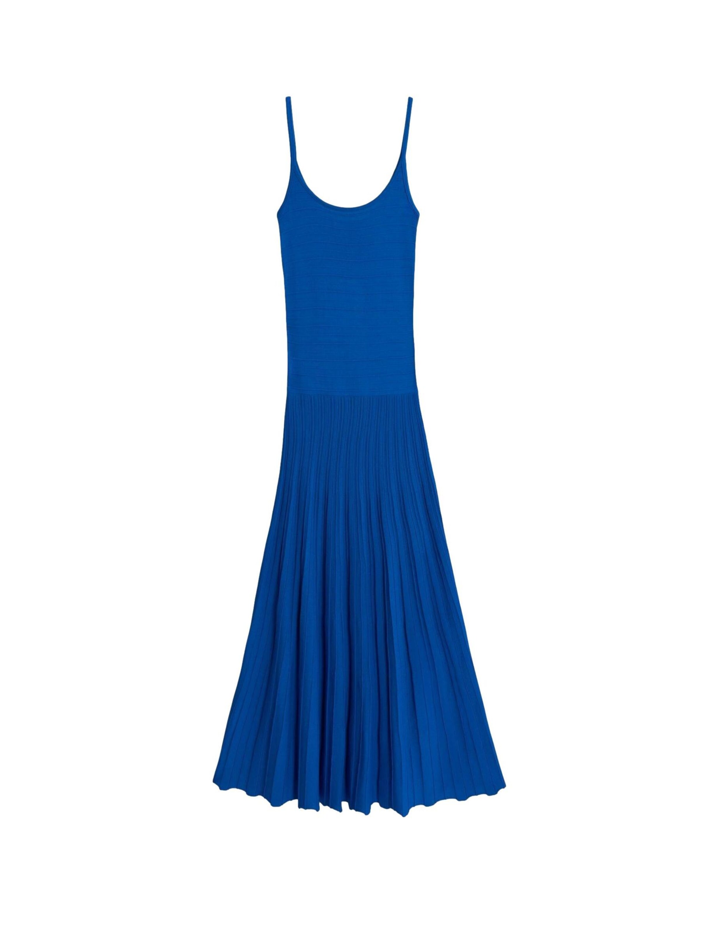 Bhoem Gebreide jurk in Blauw: voorkant